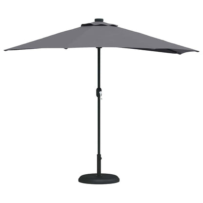 Garden Parasol Anthracite 294 x 150 x 224 cm