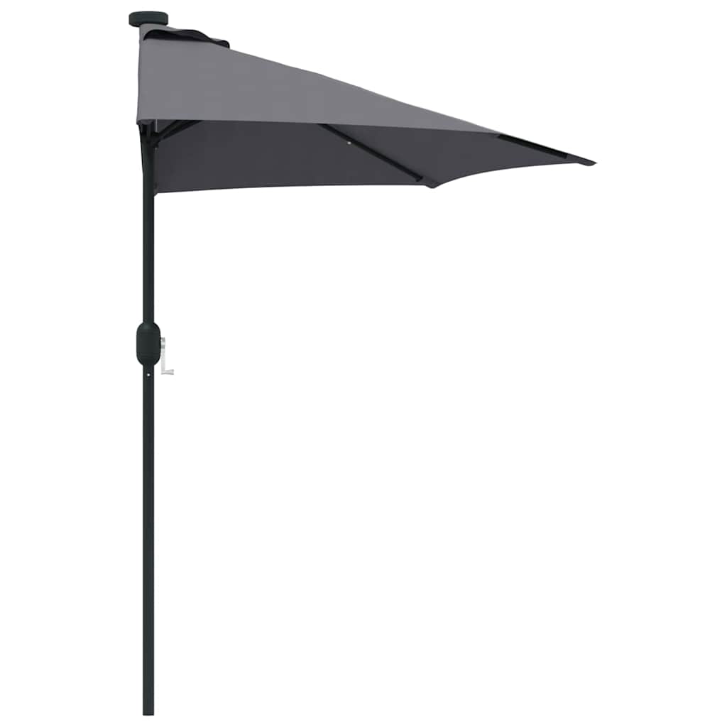 Garden Parasol Anthracite 294 x 150 x 224 cm