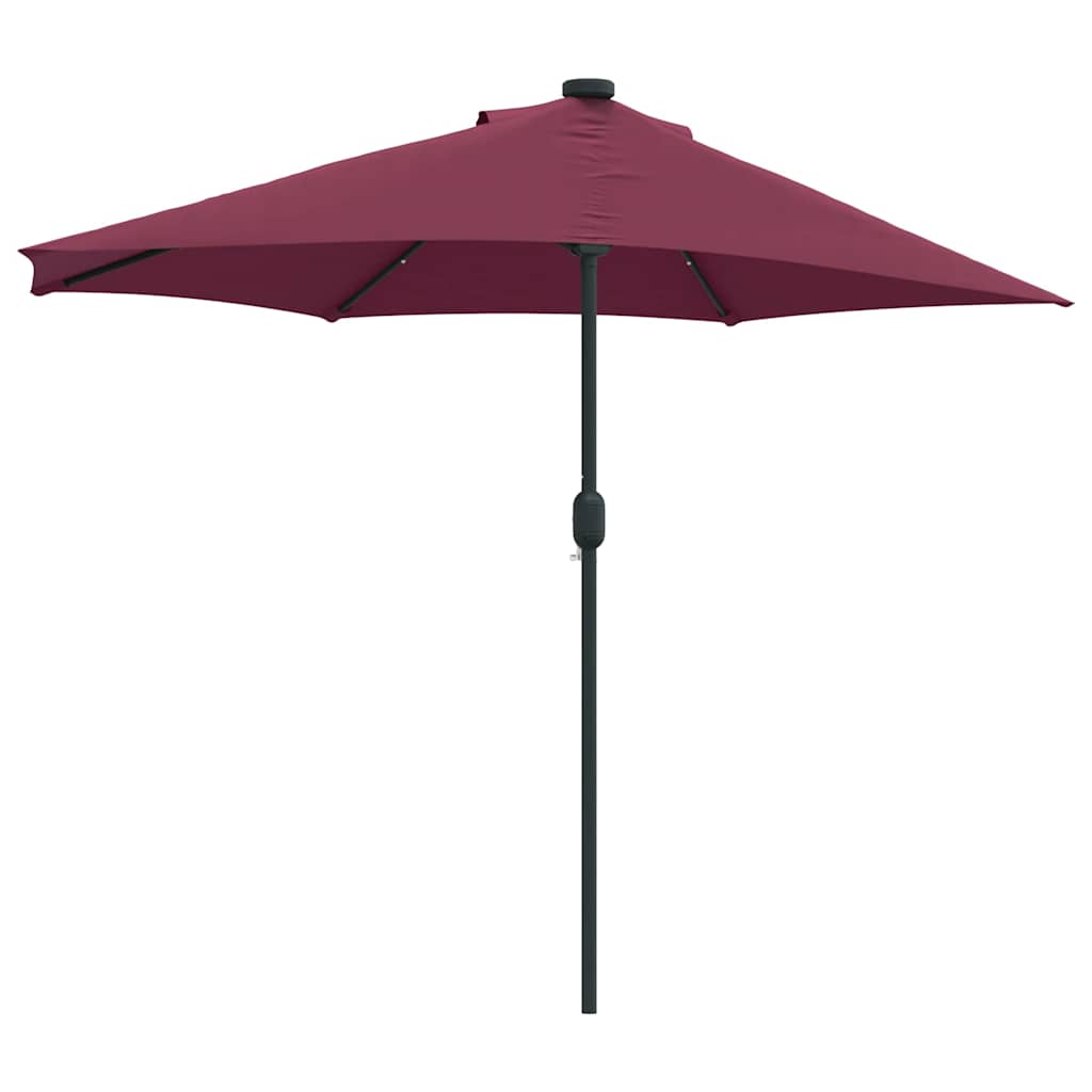 Garden Parasol Bordeaux Red 294 x 150 x 224 cm