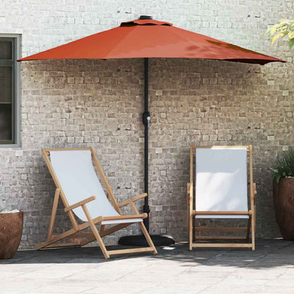 Garden Parasol Terracotta 294 x 150 x 224 cm