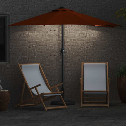 Garden Parasol Terracotta 294 x 150 x 224 cm