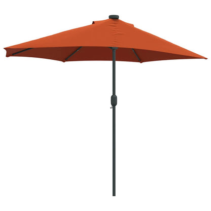 Garden Parasol Terracotta 294 x 150 x 224 cm