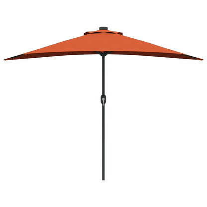 Garden Parasol Terracotta 294 x 150 x 224 cm