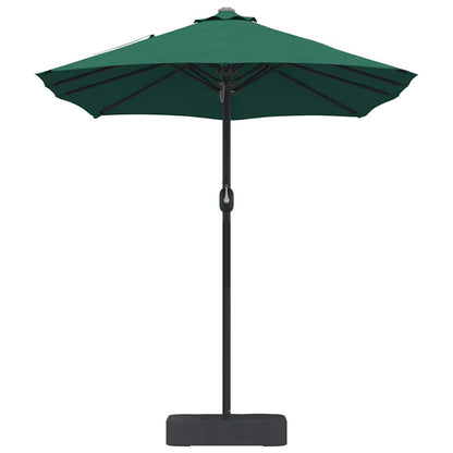 Garden Parasol Green 385 x 209 x 244 cm Polyester and Steel