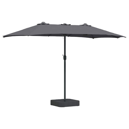 Garden Parasol Anthracite 385 x 209 x 244 cm