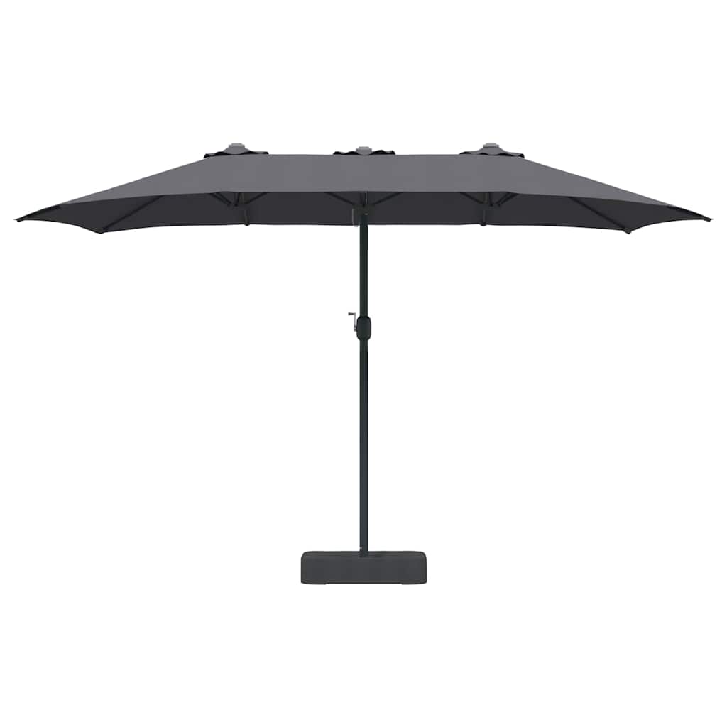 Garden Parasol Anthracite 385 x 209 x 244 cm
