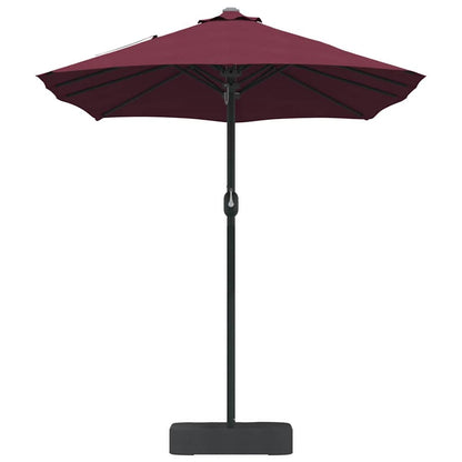 Garden Parasol Bordeaux Red 385 x 209 x 244 cm