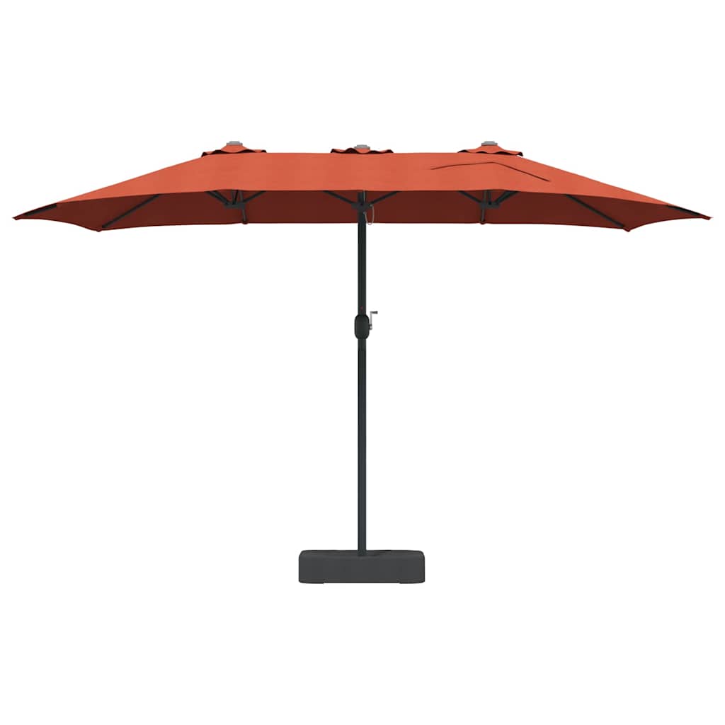 Garden Parasol Terracotta 385 x 209 x 244 cm