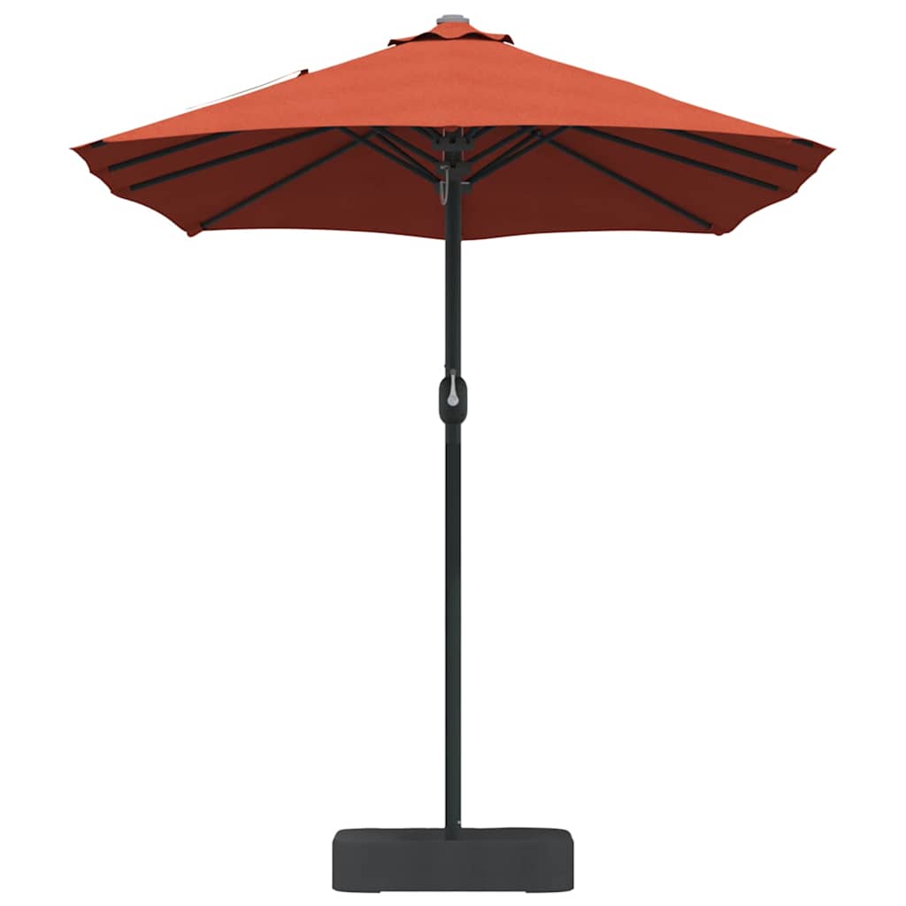 Garden Parasol Terracotta 385 x 209 x 244 cm