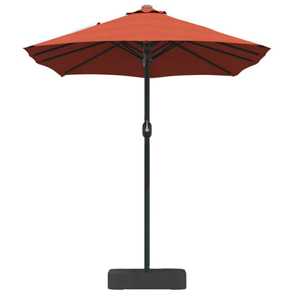 Garden Parasol Terracotta 385 x 209 x 244 cm
