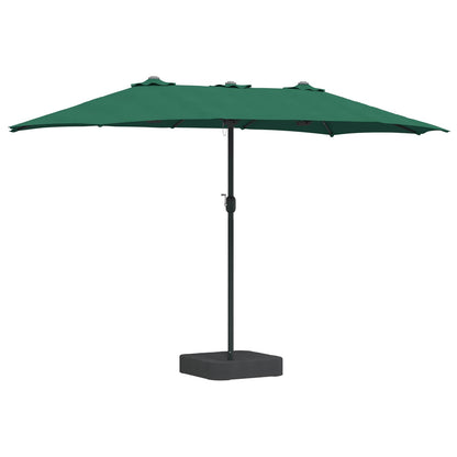 Garden Parasol Green 385 x 209 x 244 cm Polyester
