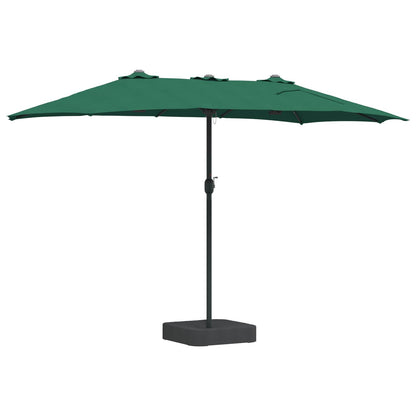 Garden Parasol Green 385 x 209 x 244 cm Polyester