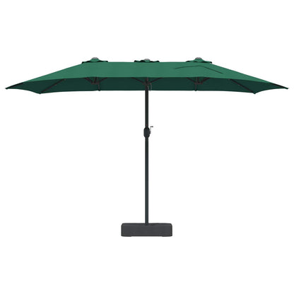 Garden Parasol Green 385 x 209 x 244 cm Polyester
