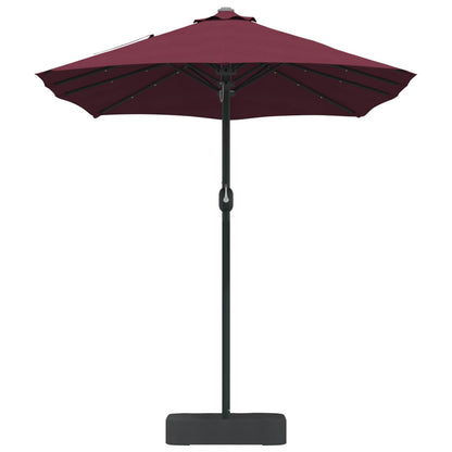 Garden Parasol Bordeaux Red 385 x 209 x 244 cm Polyester