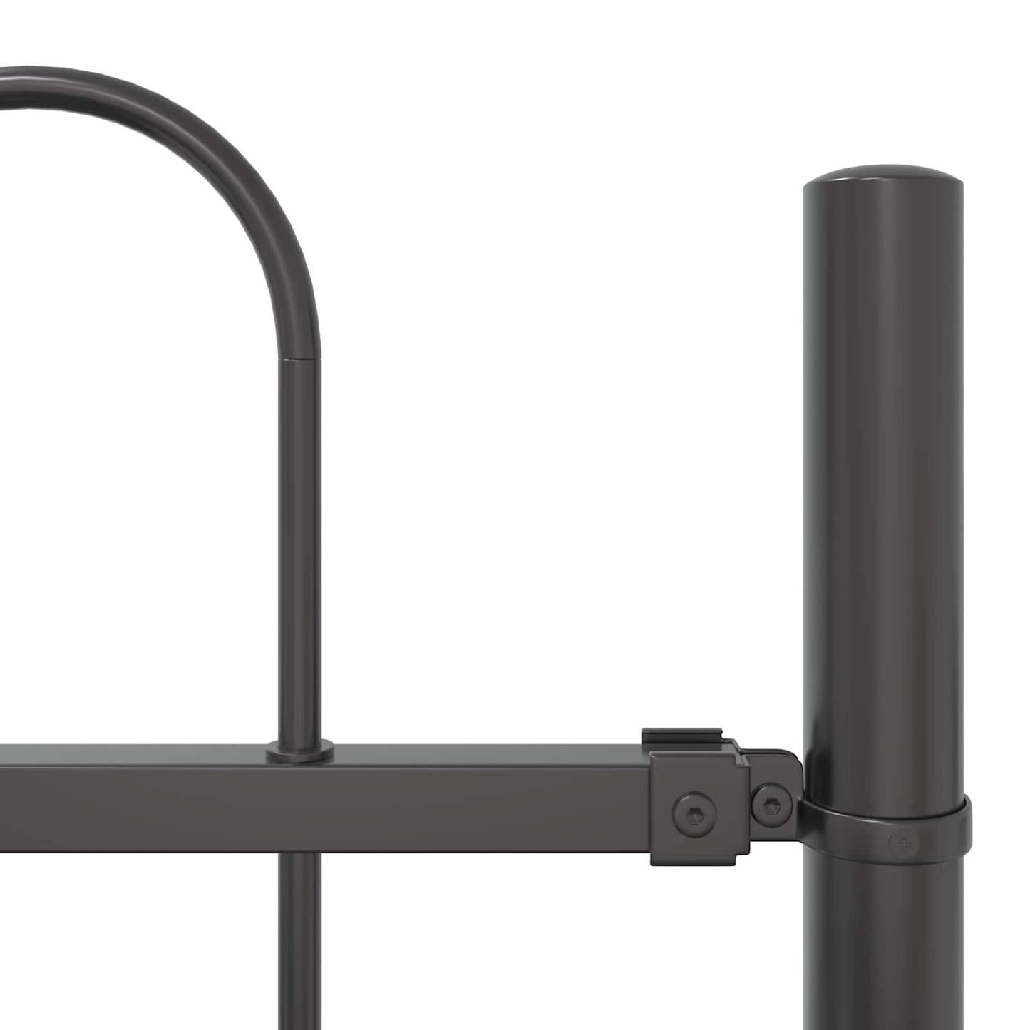 Garden Fence 2 pcs Grey 3.4 x 0.6 m Powder-coated Steel