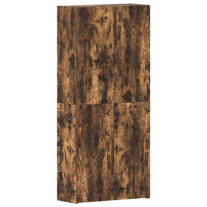 Shoe Cabinet 80 x 35.5 x 180 cm Engineered Wood Multicolour