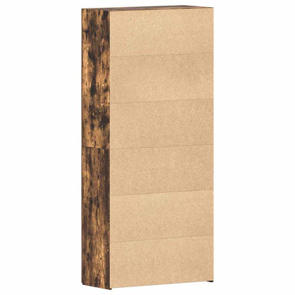 Shoe Cabinet 80 x 35.5 x 180 cm Engineered Wood Multicolour