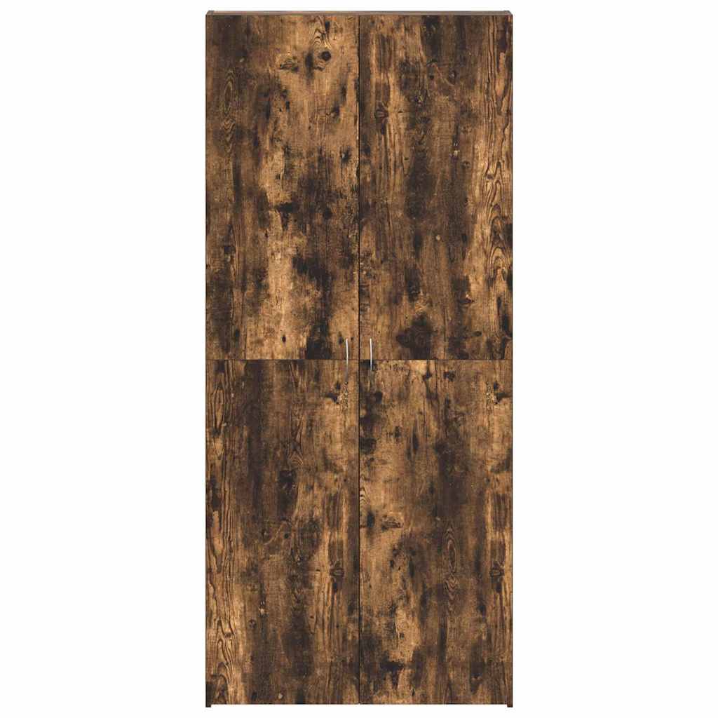 Shoe Cabinet 80 x 35.5 x 180 cm Engineered Wood Multicolour