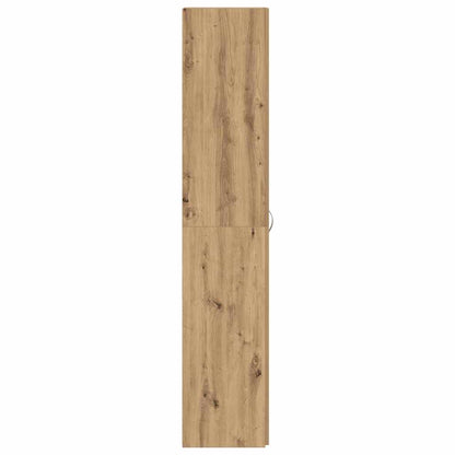 Shoe Cabinet 80 x 35.5 x 180 cm Engineered Wood Brown