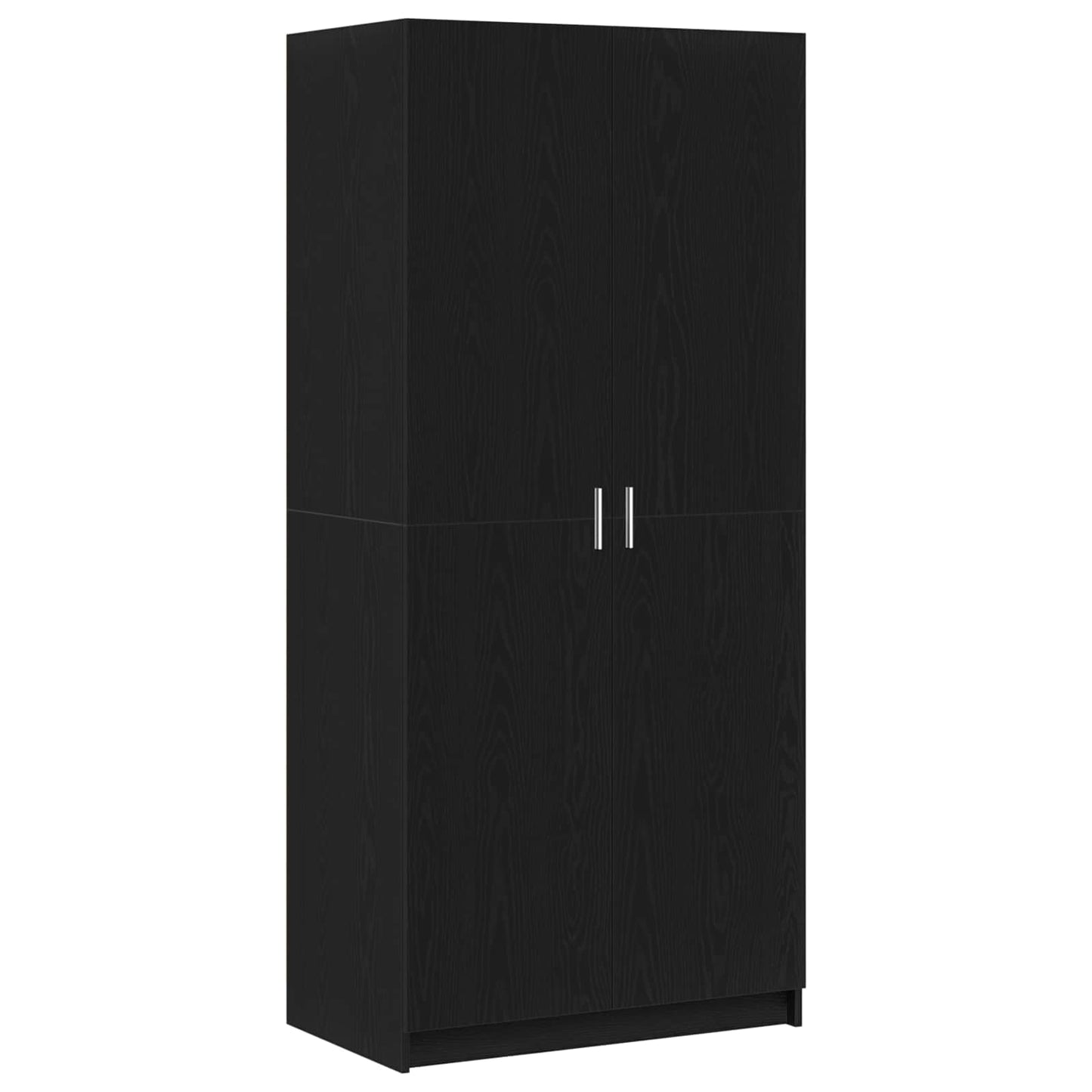 Wardrobe Black Oak 80 x 50.5 x 180 cm Engineered Wood