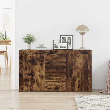 Sideboard Smoked Oak 120 x 36 x 69 cm Engineered Wood