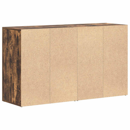 Sideboard Smoked Oak 120 x 36 x 69 cm Engineered Wood