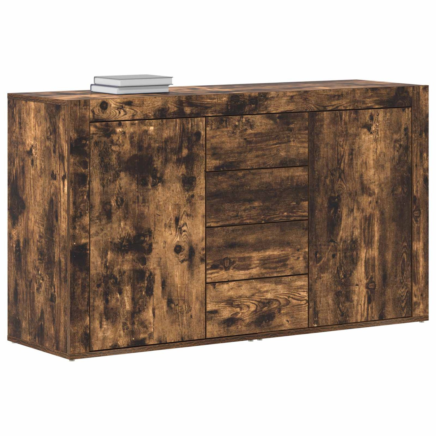 Sideboard Smoked Oak 120 x 36 x 69 cm Engineered Wood