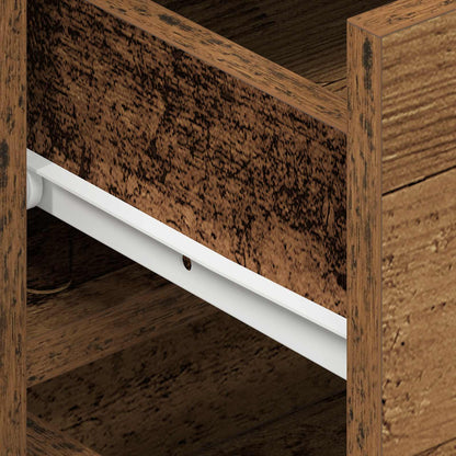 Sideboard with Drawer Old Wood 120 x 36 x 69 cm Engineered Wood
