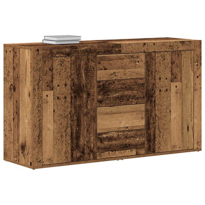 Sideboard with Drawer Old Wood 120 x 36 x 69 cm Engineered Wood
