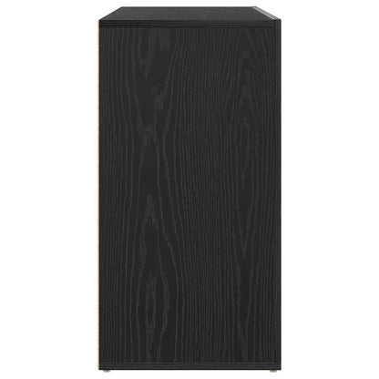 Sideboard Black Oak 120 x 36 x 69 cm Engineered Wood