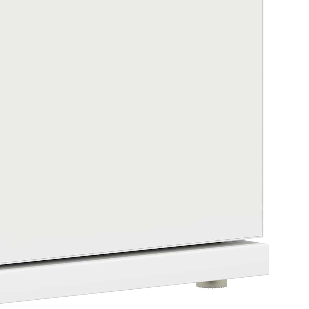 Shoe Cabinet with Shelf White 80 x 39 x 178 cm Engineered Wood