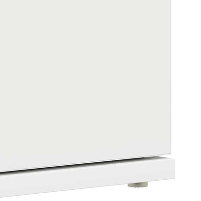 Shoe Cabinet with Shelf White 80 x 39 x 178 cm Engineered Wood