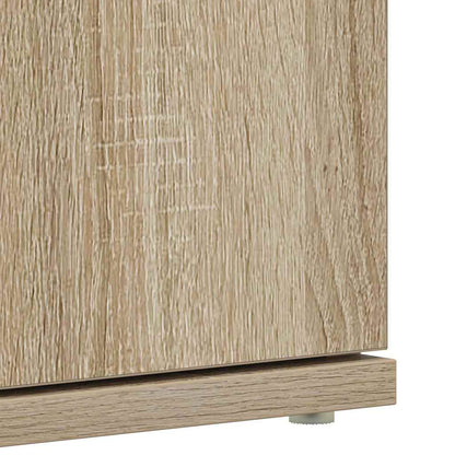 Shoe Cabinet 80 x 39 x 178 cm Engineered Wood Sonoma Oak