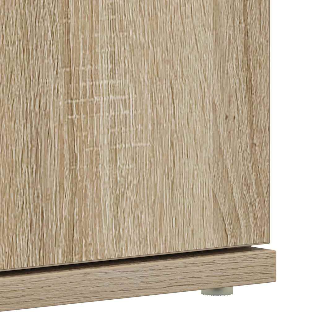 Shoe Cabinet Sonoma Oak 80 x 39 x 178 cm Engineered Wood