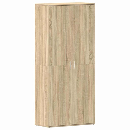 Shoe Cabinet Sonoma Oak 80 x 39 x 178 cm Engineered Wood