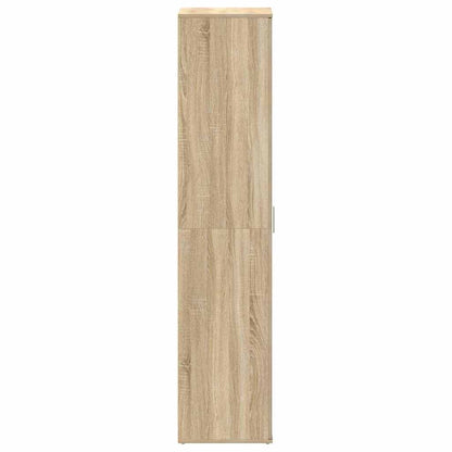 Shoe Cabinet 80 x 39 x 178 cm Engineered Wood Sonoma Oak