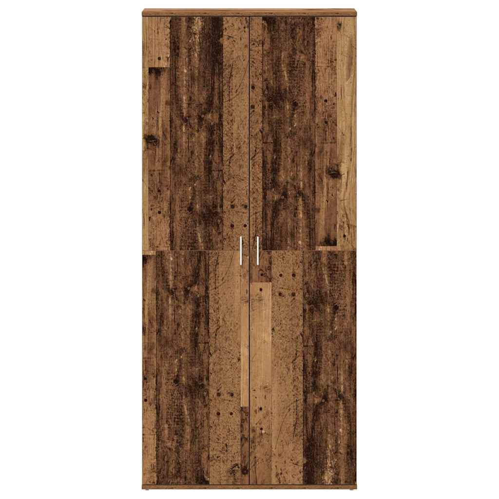 Shoe Cabinet Old Wood 80 x 39 x 178 cm Engineered Wood