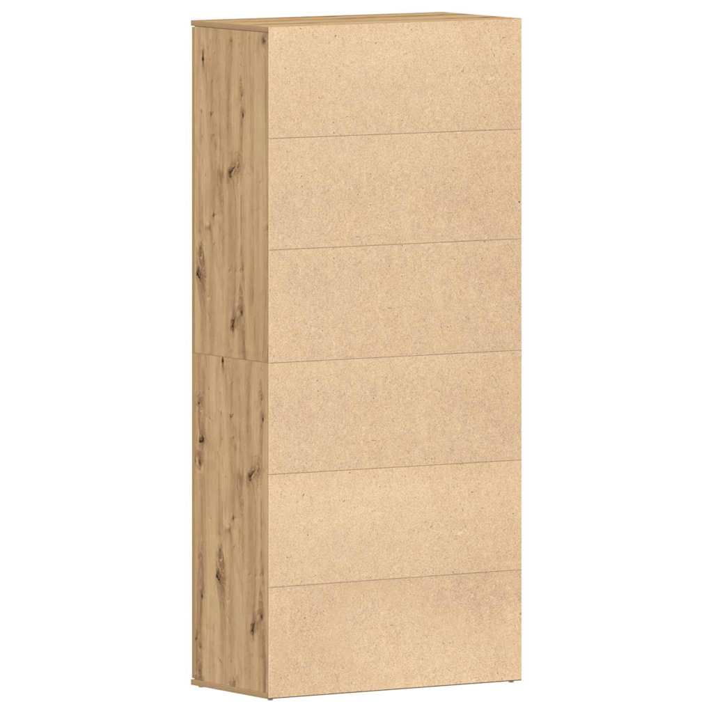 Shoe Cabinet Artisan Oak 80 x 39 x 178 cm Engineered Wood