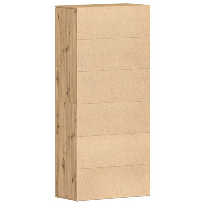 Shoe Cabinet Artisan Oak 80 x 39 x 178 cm Engineered Wood