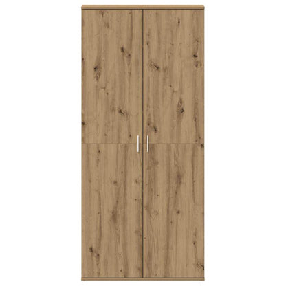 Shoe Cabinet 80 x 39 x 178 cm Engineered Wood Artisan Oak