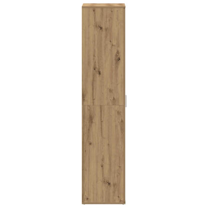 Shoe Cabinet Artisan Oak 80 x 39 x 178 cm Engineered Wood