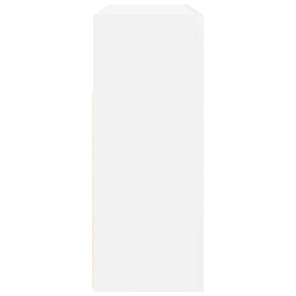 Sideboard White 116 x 30 x 75 cm Engineered Wood