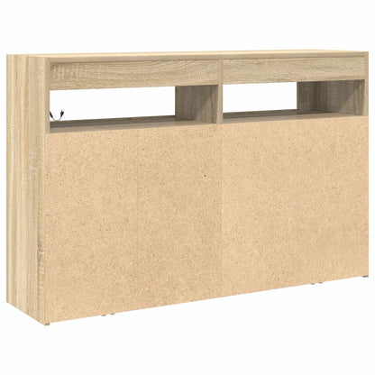 Sideboard Sonoma Oak 116 x 30 x 75 cm Engineered Wood
