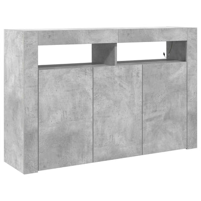 Sideboard Concrete Grey 116 x 30 x 75 cm Engineered Wood