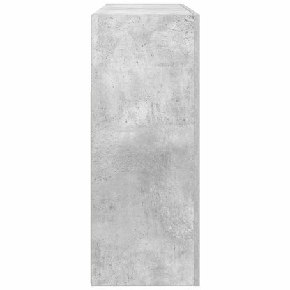 Sideboard Concrete Grey 116 x 30 x 75 cm Engineered Wood