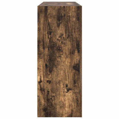 Sideboard Smoked Oak 116 x 30 x 75 cm Engineered Wood