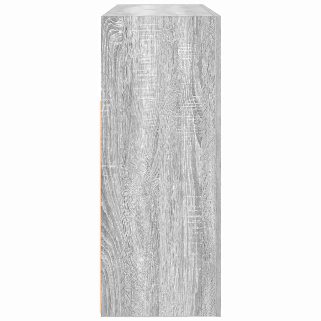 Sideboard Grey Sonoma 116 x 30 x 75 cm Engineered Wood