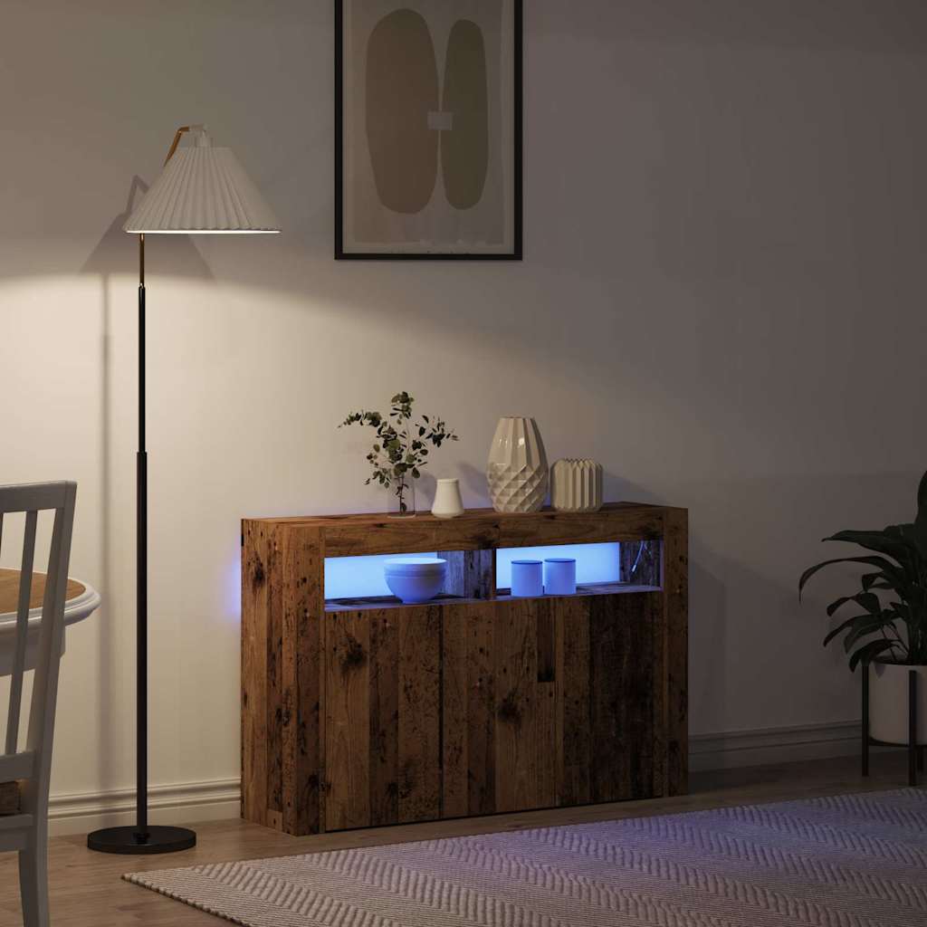 Sideboard Old Wood 116 x 30 x 75 cm Engineered Wood