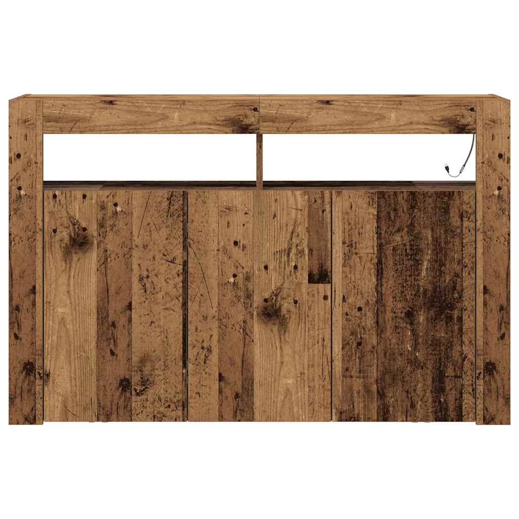 Sideboard Old Wood 116 x 30 x 75 cm Engineered Wood