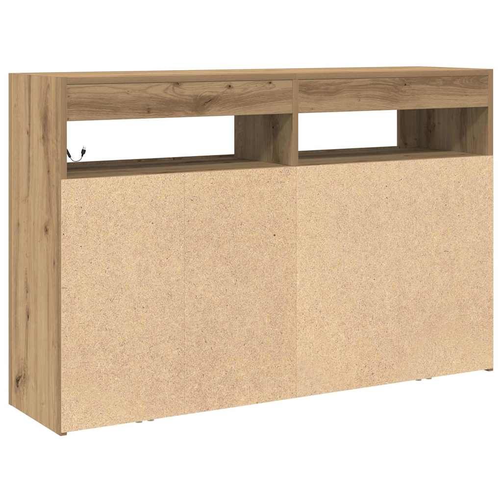 Sideboard Artisan Oak 116 x 30 x 75 cm Engineered Wood